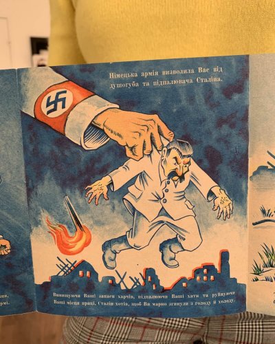 Dépliant de propagande allemande pour le front de l’Est pendant la Seconde Guerre mondiale