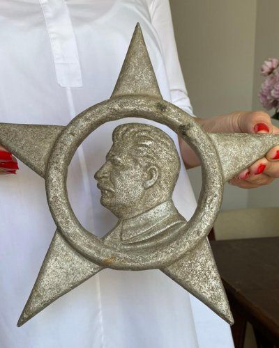 Bas relief Aluminium URSS Staline
