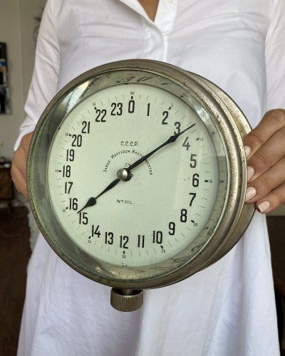 Horloge de Navire URSS – 24 Heures Années 40