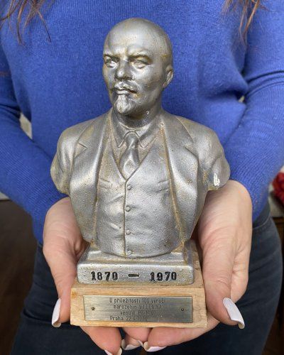 Buste Lenine – Prague 1970 – Métal
