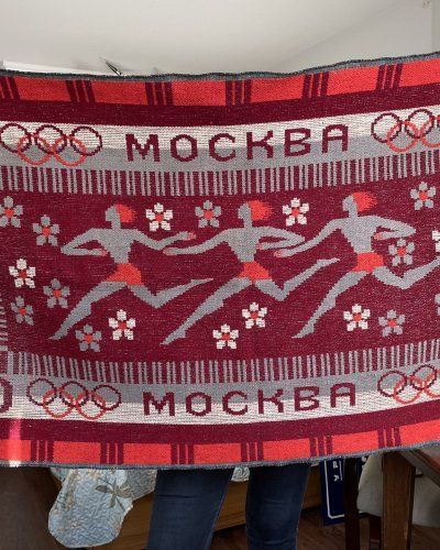Tapisserie Jeux Olympique – URSS Moscou 1980 Cotton