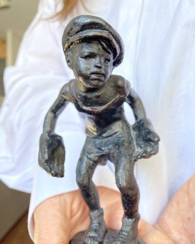 Gardien de Foot – Sculpture – Enfant – Fonte – URSS