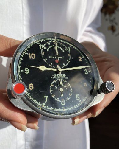 Horloge Cockpit Chronographe Jaeger Lecoultre – URSS – Suisse