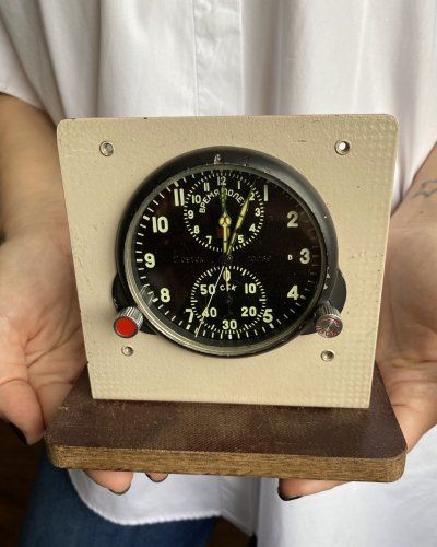 Horloge cockpit Achs-1 – MIG – Bakélite