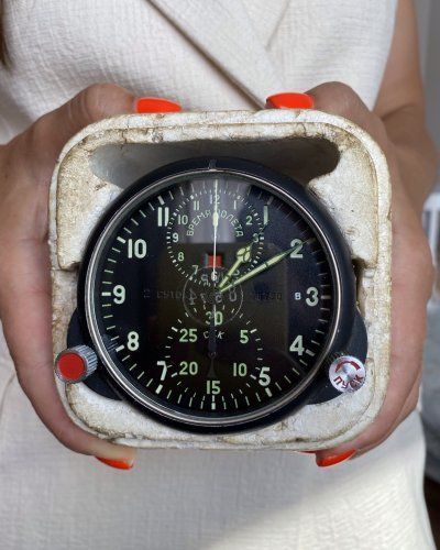 Horloge de Cockpit Soviétique – Neuve – numéro 78790 – ACHS-1