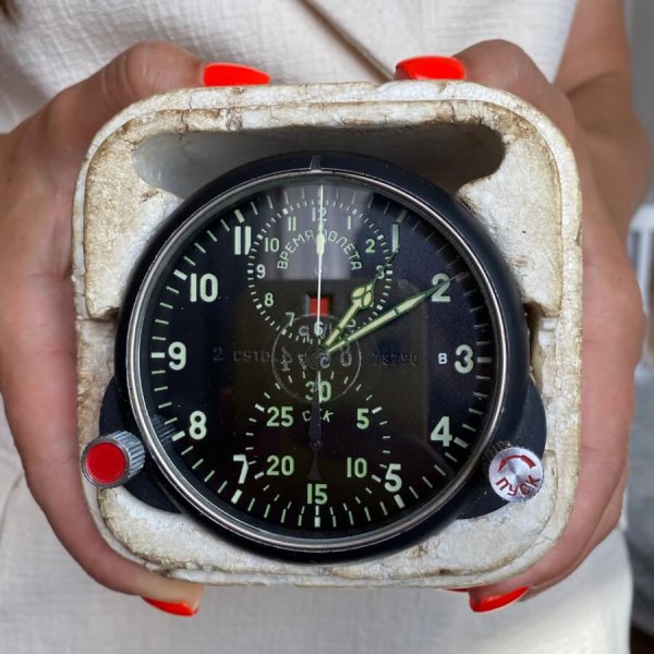 Horloge de Cockpit Soviétique – Neuve – numéro 78790 – ACHS-1