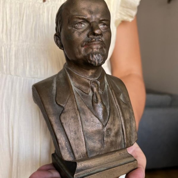 Buste Lénine – Sculpteur Rabine 1958 – Bronze