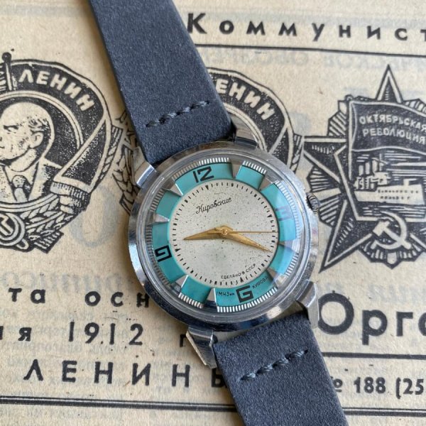 Montre Kirvoskie – Crabe – Turquoise – 1962