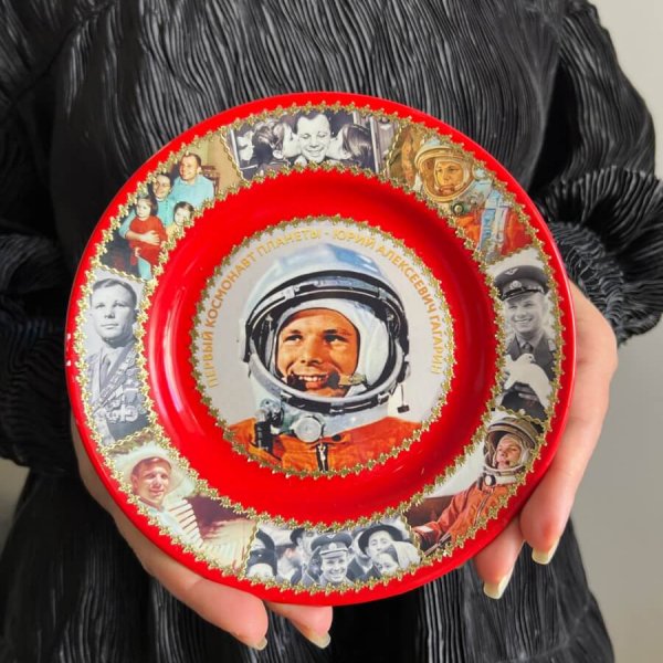 Assiette Gagarin – Fan Art Soviétique