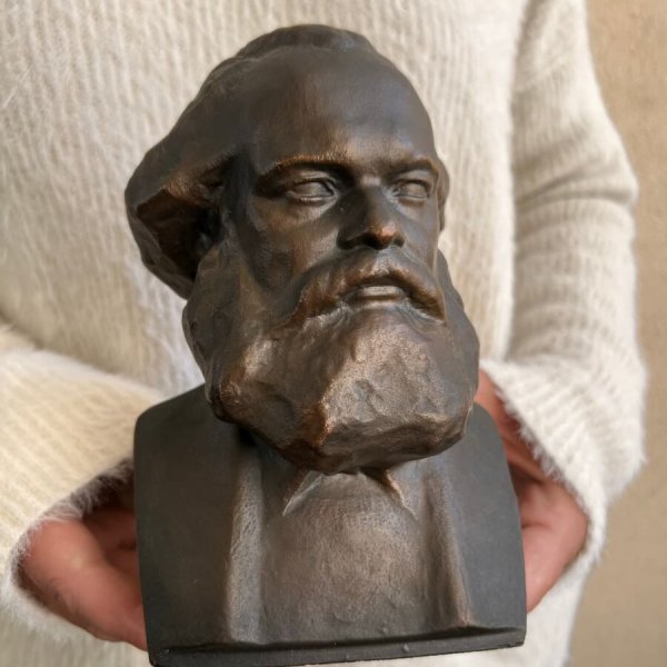 Rare Buste Karl Marx – Sichev – 1966