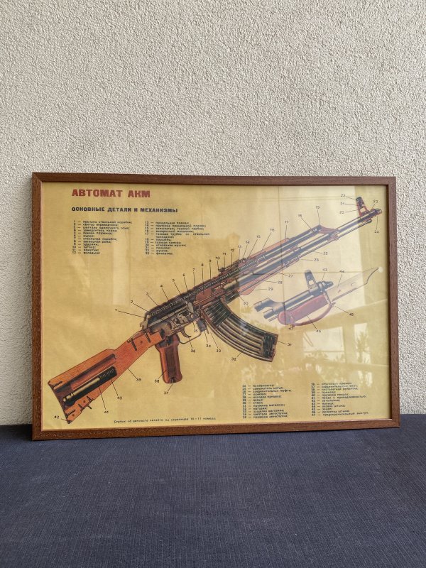 Affiche Kalashnikov AKM - Ecole