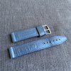 Bracelet Cuir Vostok - 18mm - Epoque Soviétique - Bleu Marine