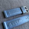 Bracelet Cuir Vostok - 18mm - Epoque Soviétique - Bleu Marine – Image 2