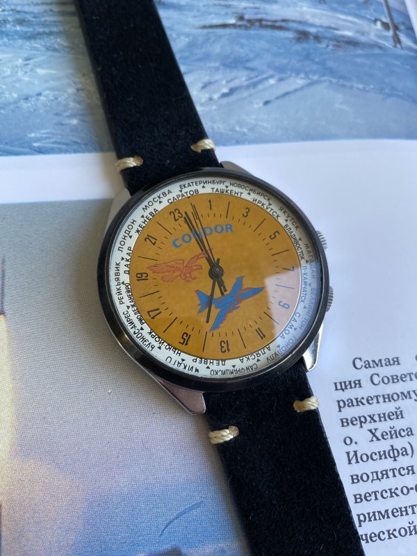 Montre Raketa 24 Heures - Villes du Monde - Condor