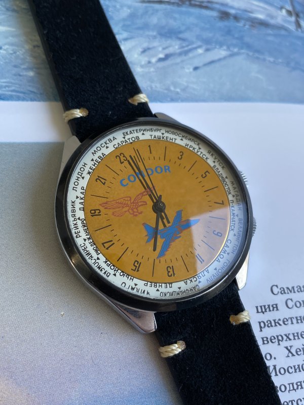 Montre Raketa 24 Heures - Villes du Monde - Condor – Image 2