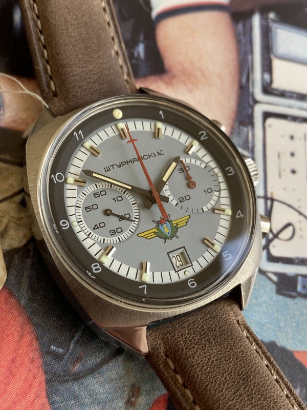 Shturmanskie 31659 – Aviation URSS – Montre Pilote - Neuve – Image 2