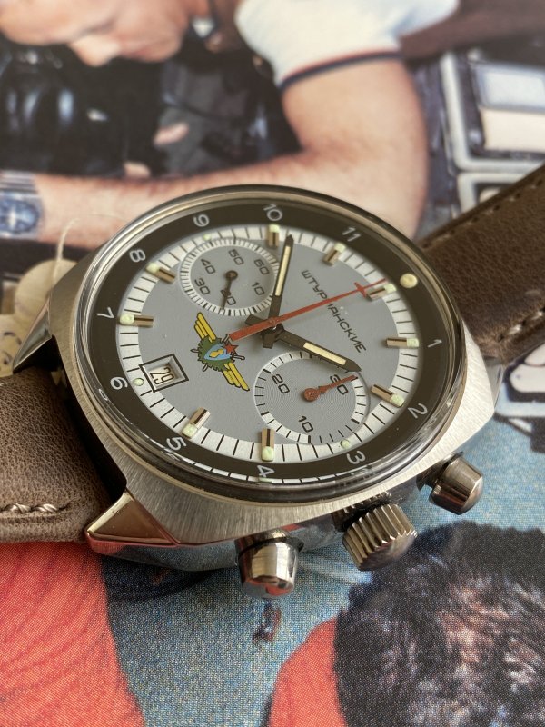 Shturmanskie 31659 – Aviation URSS – Montre Pilote - Neuve – Image 3