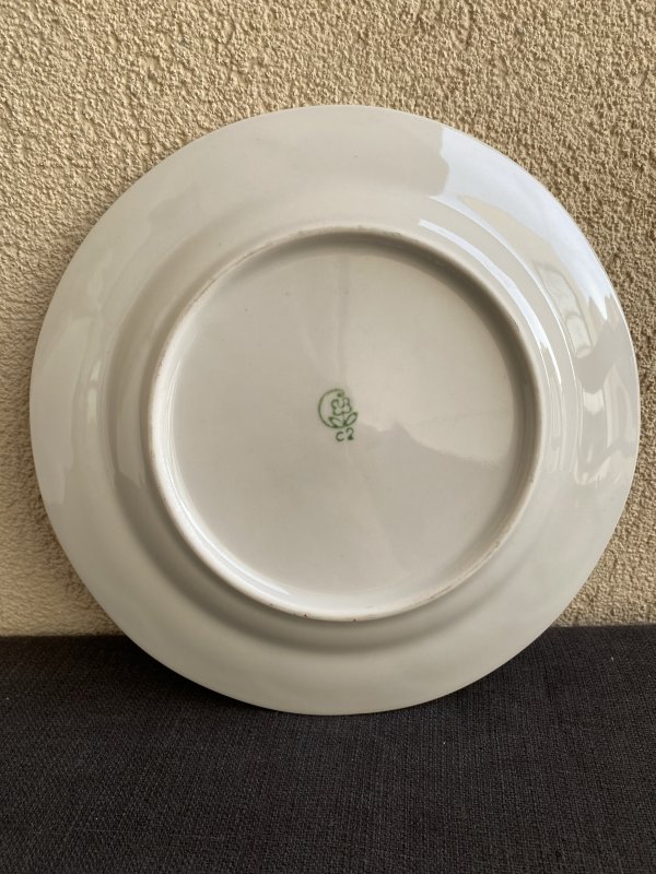 Assiette Peinte Porcelaine - Cosmonaute - Faucille Marteau – Image 4