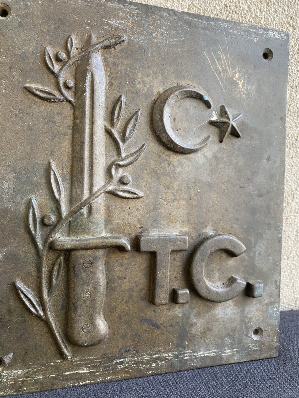 Plaque Frontière - Bronze - République de Turquie - Türkiye – Image 3