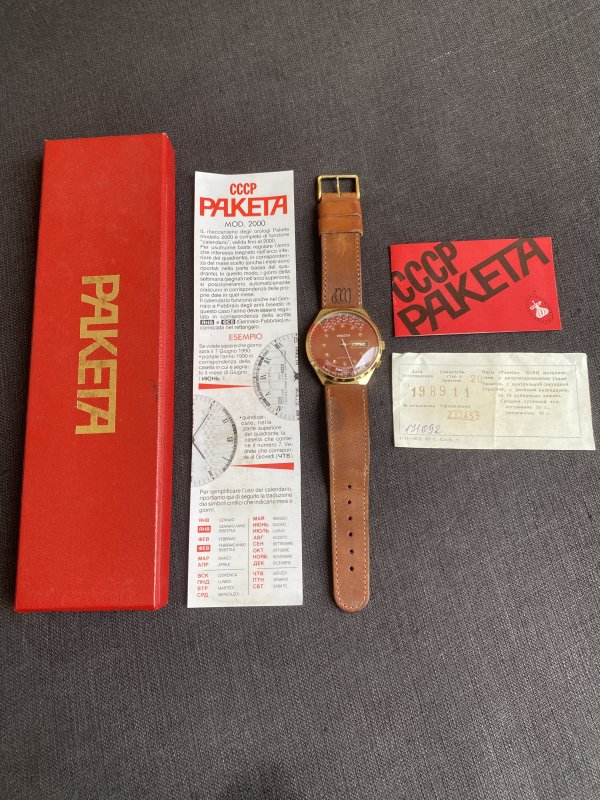 Montre Raketa -Calendrier Perpétuel – NOS – Novembre 1989