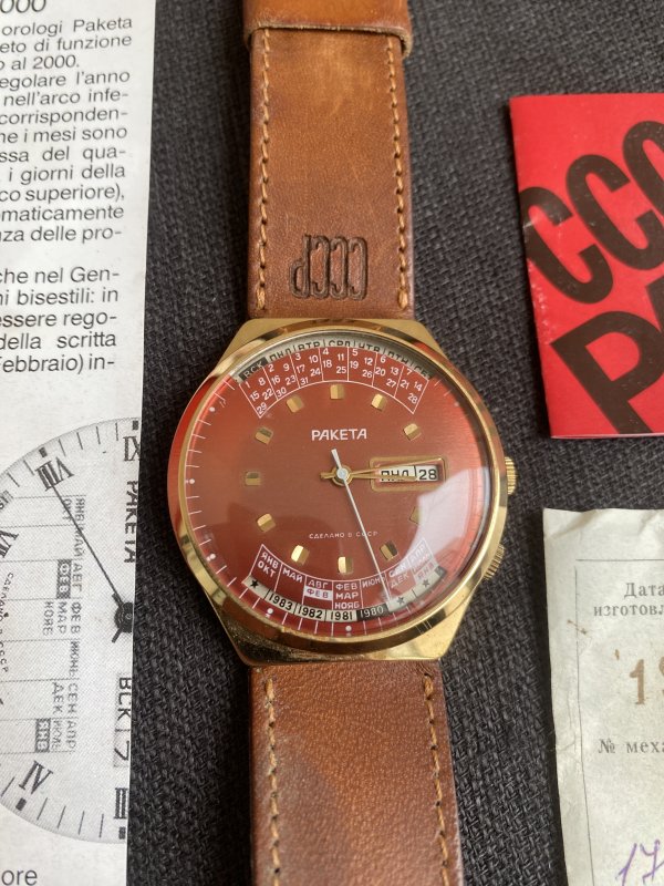 Montre Raketa -Calendrier Perpétuel – NOS – Novembre 1989 – Image 2