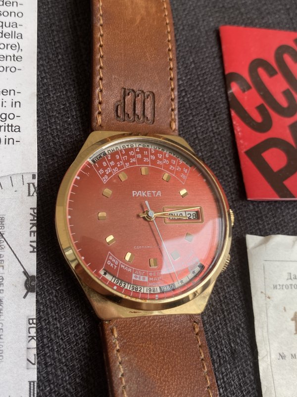 Montre Raketa -Calendrier Perpétuel – NOS – Novembre 1989 – Image 3