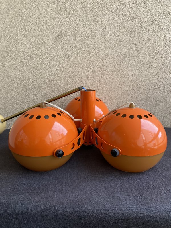 Suspension Vintage Orange - Space Age URSS - 1970 – Image 3