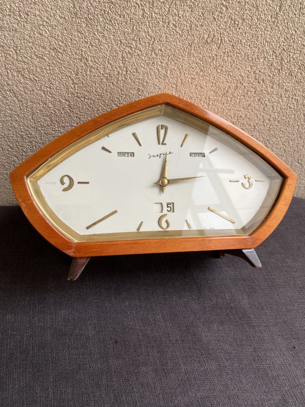 Horloge de Table – Mid Century – Energia – Trois Calendriers - 1964 – Image 3