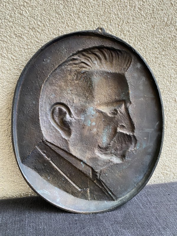 Bas Relief - Président Pologne - Józef Piłsudski – Image 3