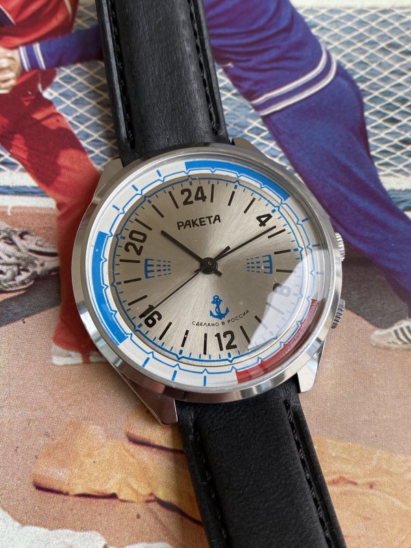 Montre Raketa – 24 Heures – Marin – Neuve – 264 – Image 2