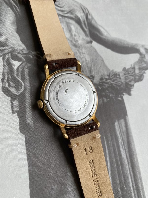 Montre Vostok – Eclair – Plaquée Or – Image 3