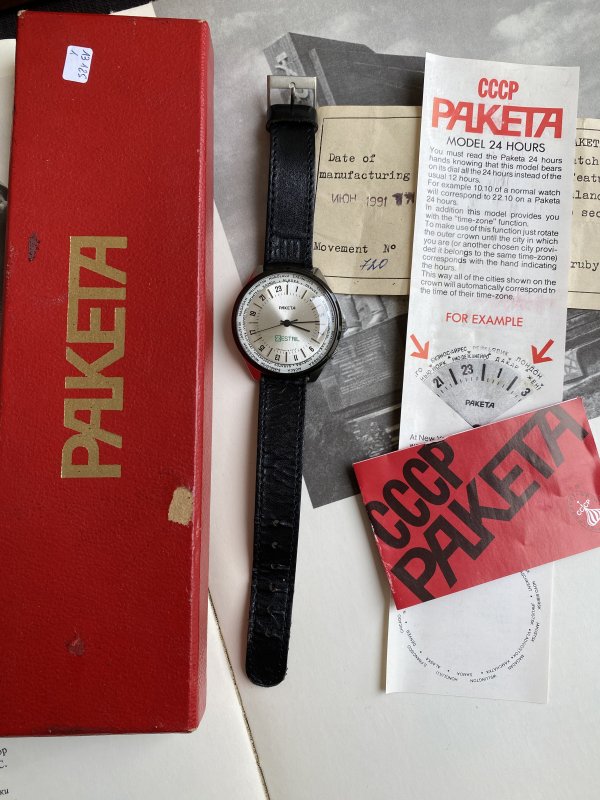 Montre Raketa – Mouvement 24 Heures – Zestril – Neuve Boite