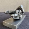 Sculpture Gardien Hockey - Aluminium – Image 6