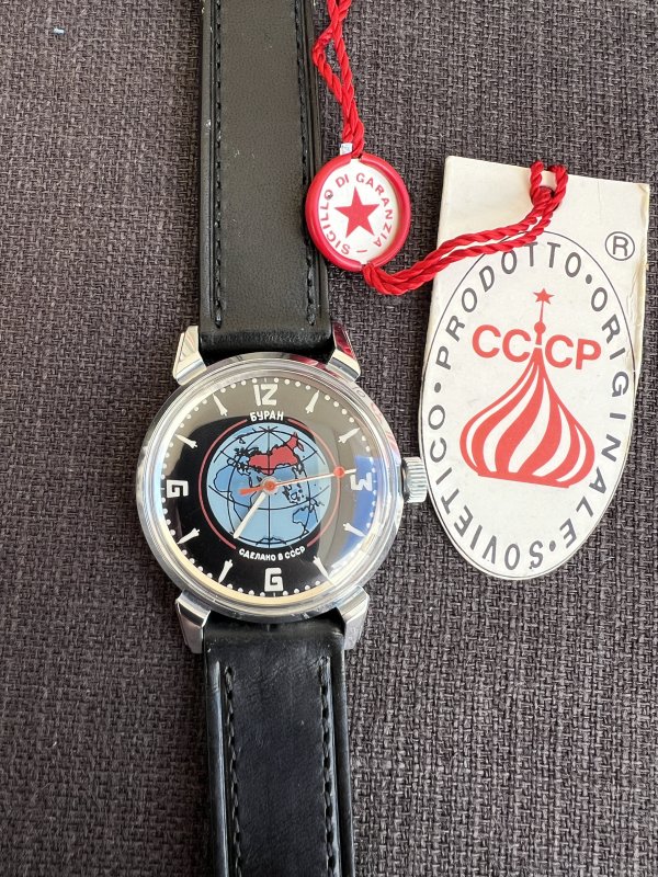 Montre Vostok Buran - Full Set NOS - 1989