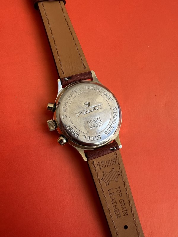 Montre Poljot Chronographe 3133 – Visite Gorbatchev Japon 1991 – Image 3