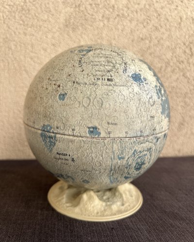 Globe Lunaire - Replogue Globes - Métal - 1969