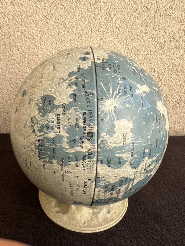 Globe Lunaire - Replogue Globes - Métal - 1969 – Image 5