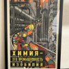 Rare Affiche - Chimie - 1958