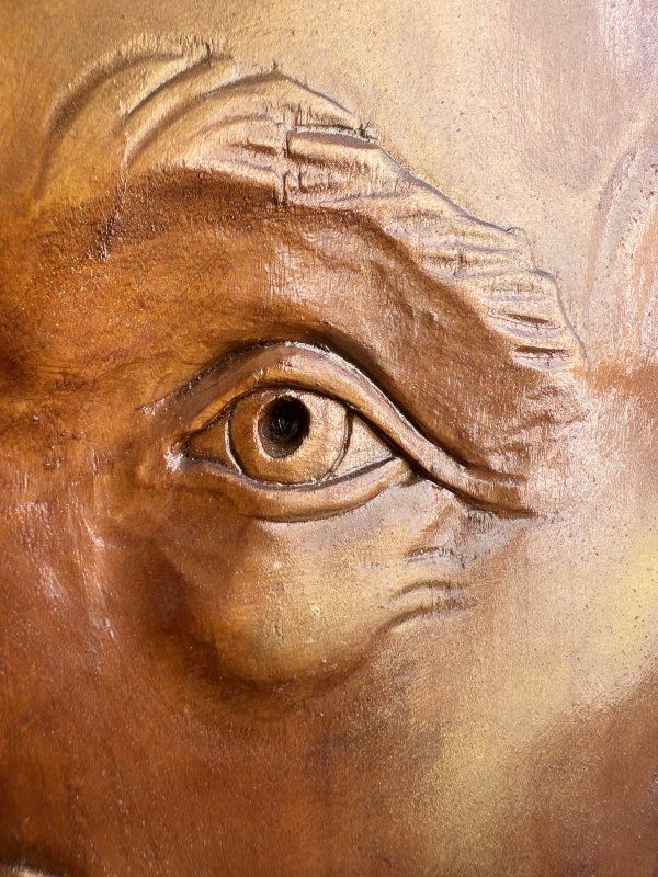 Portrait Bois Sculpté - Félix Dzerjinski – Image 3