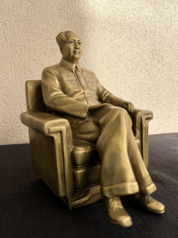 Sculpture Mao Zedong - Laiton – Image 2
