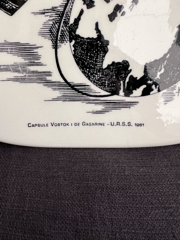 Assiette - Youri Gagarin - Gien - Faïence – Image 4