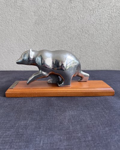 Ornement de Capot - Ours Polaire Acier - YAZ-200