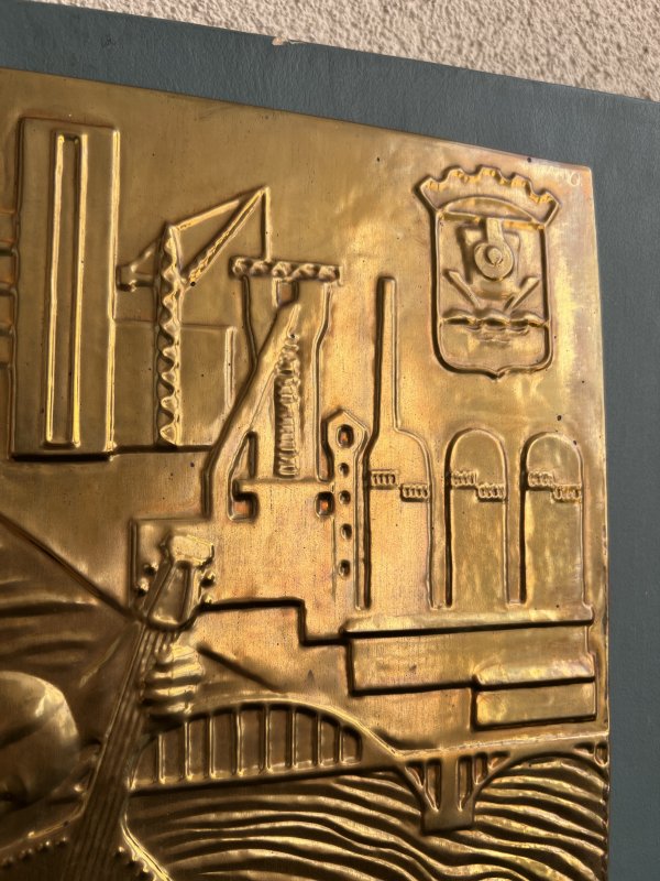 Plaque Laiton - 200 Ans Ville Dnipropetrovsk – Image 3