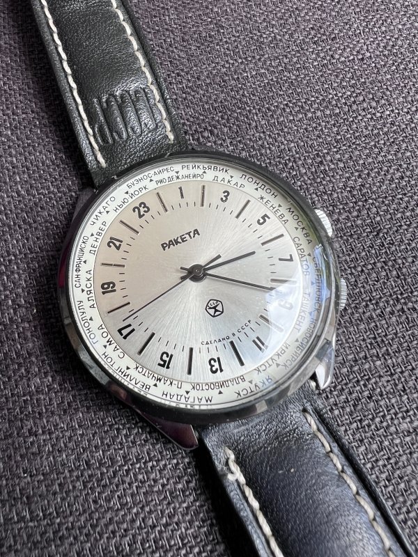 Montre Raketa Villes du Monde – Neuve – 189255 - 1989 – Image 2