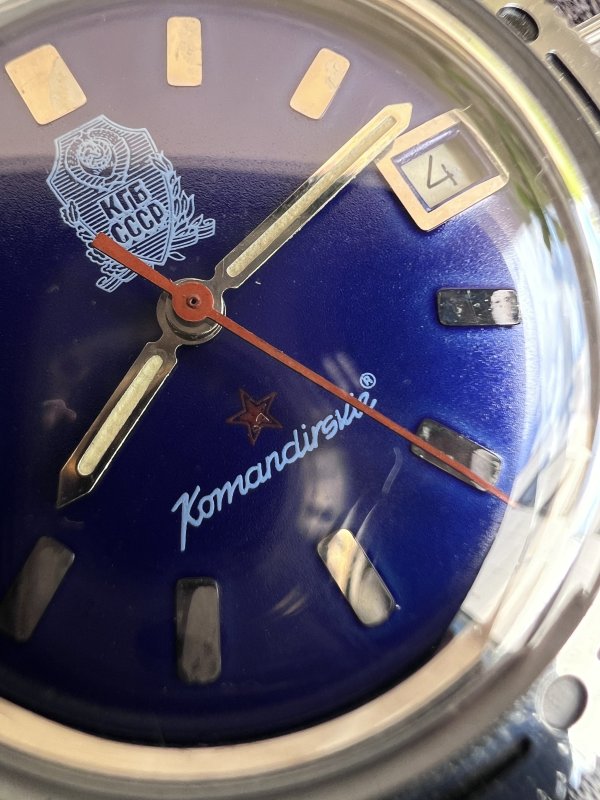 Vostok Komandirskie KGB - 2416B - Bleue - NOS - Automatique – Image 4