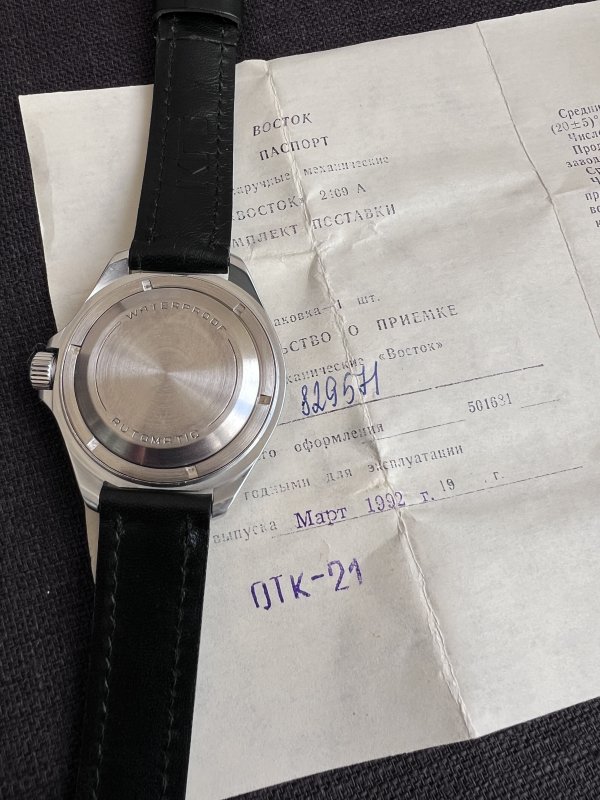 Vostok Komandirskie KGB - 2416B - Bleue - NOS - Automatique – Image 7