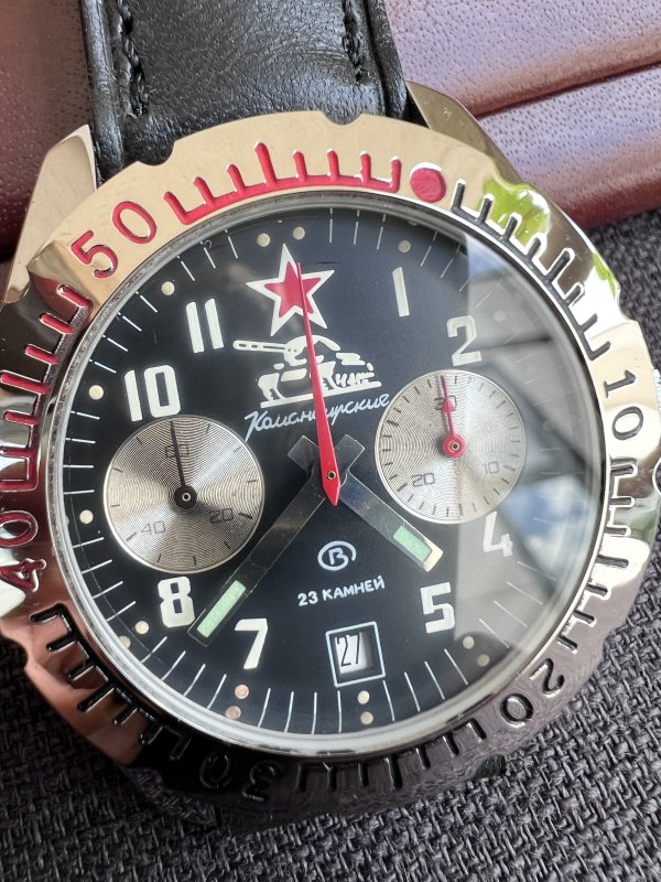 Montre Vostok Chronographe – 3133 – Tank – Komandirskie - Neuve - Boite – Image 3