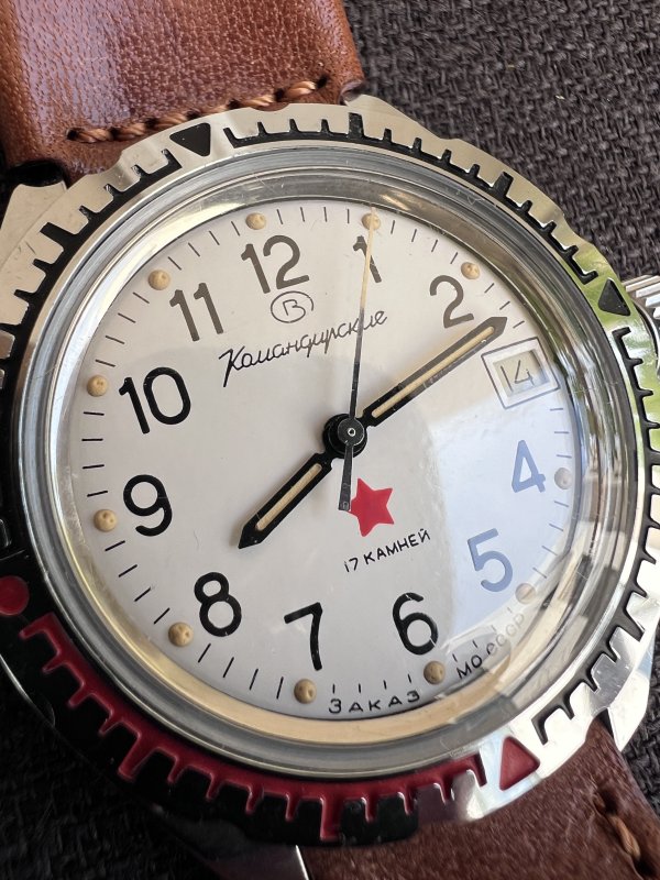Montre Vostok Komandirskie – Etoile Rouge - Boite Document – Image 3