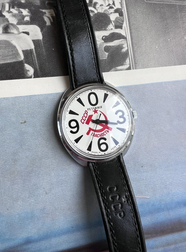 Montre Raketa Big Zero – Glasnost - Bracelet CCCP