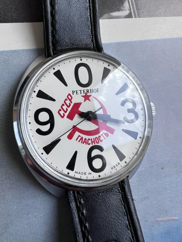 Montre Raketa Big Zero – Glasnost - Bracelet CCCP – Image 2